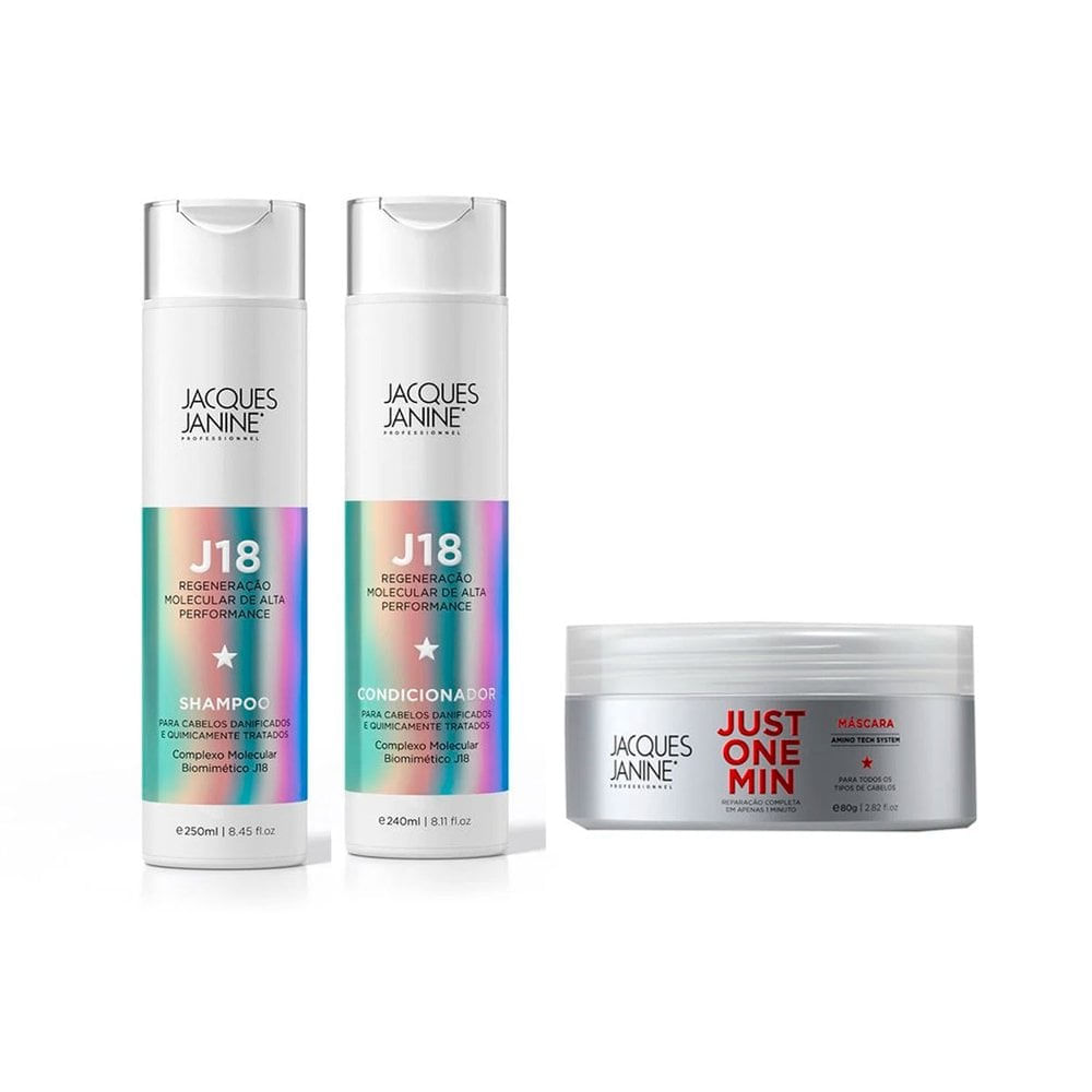 Kit Jacques Janine - Shampoo j18 + Condicionador j18 = Ganhe