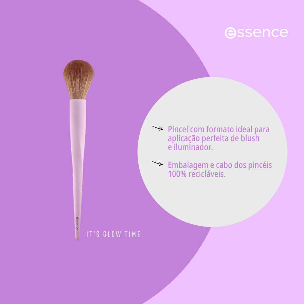 Pincel para Blush e Iluminador Essence It's Glow Time