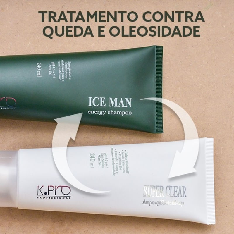 K.Pro Profissional Super Clear - Shampoo Anticaspa 240ml - Época