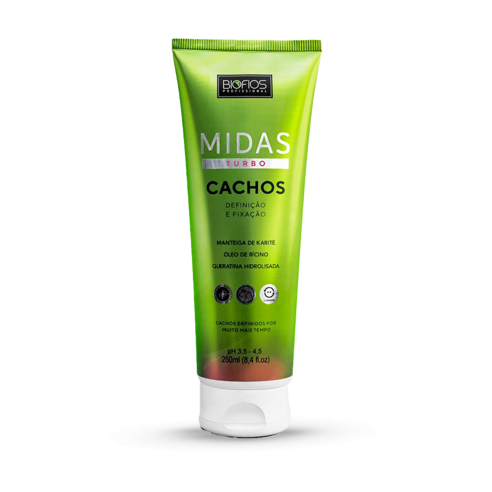 Midas Turbo Cachos Biofios Ativador de Cachos