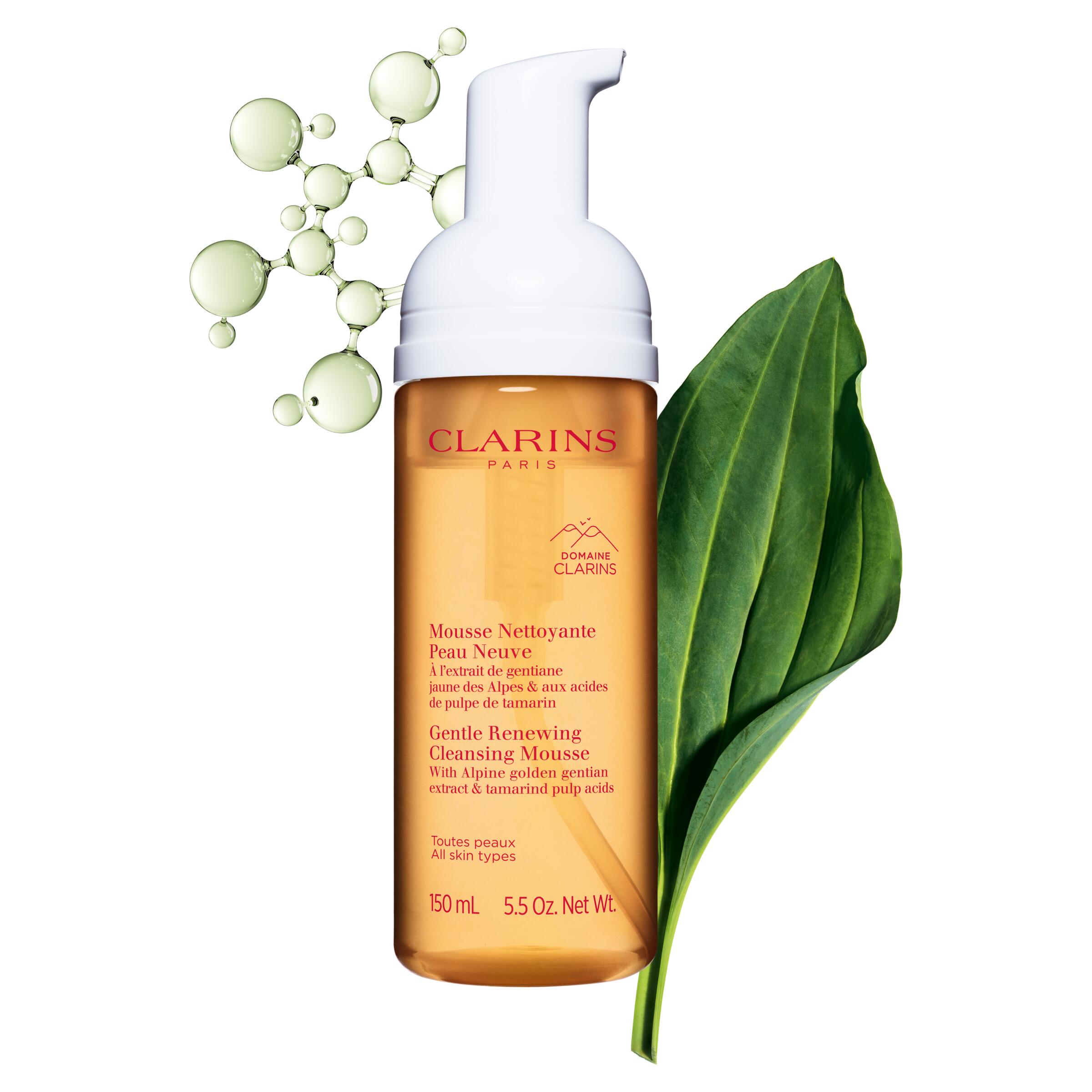 Espuma de Limpeza Facial Clarins Gentle Renewing Cleansing Mousse
