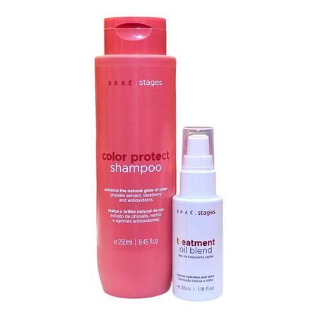 Kit-Braé-Stages-Color-Protect---Shampoo-250ml-+-Treatment-Oil-Blend-35ml--1