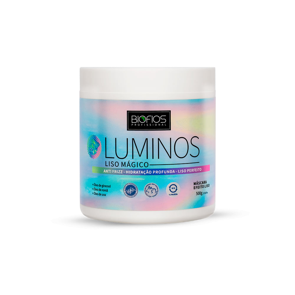 Máscara Luminos Liso Mágico Biofios Liso Prolongado