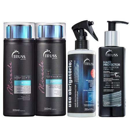 Kit-Truss-Miracle-Shampoo-300ml-e-Condicionador-300ml-+-Uso-Obrigatório-260ml-+-Hair-Protector-250ml--1