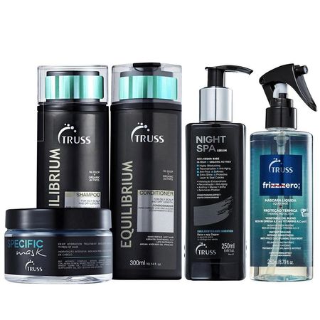 Kit-Truss-Equilibrium-Shampoo-e-Condicionador-+-Frizz-Zero-+-Night-Spa-+-Specific-Mask--1