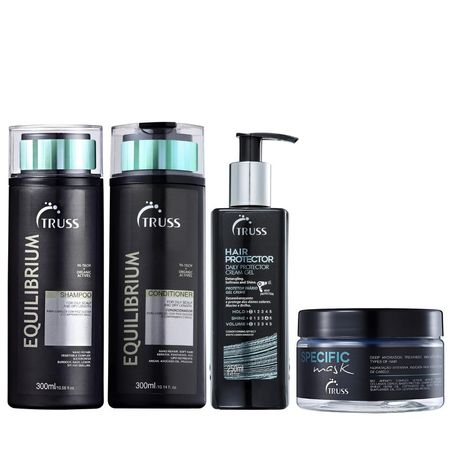 Kit-Truss-Equilibrium-Shampoo-300ml-+-Condicionador-300ml-+-Hair-Protector-250ml-+-Specific-Mask-180g--1