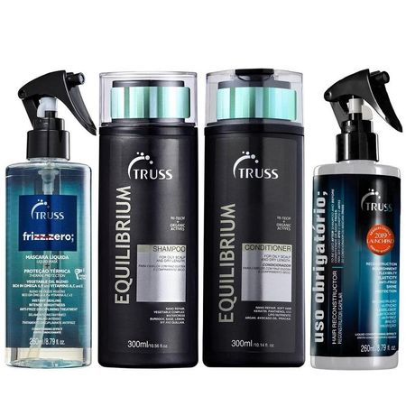 Kit-Truss-Equilibrium-Shampoo-300ml-+-Condicionador-300ml-+-Frizz-Zero-260ml-+-Uso-Obrigatório-260ml--1