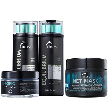 Kit-Truss-Equilibrium-Shampoo-300ml-+-Condicionador-300ml-+-Net-Mask-550g-+-Specific-Mask-180g--1