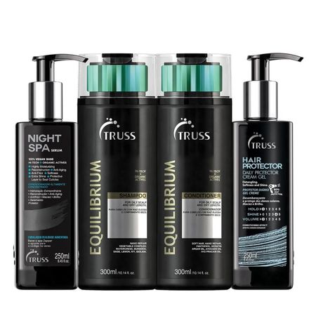 Kit-Truss-Equilibrium-Shampoo-300ml-+-Condicionador-300ml-+-Night-Spa-250ml-+-Hair-Protector-250ml--1