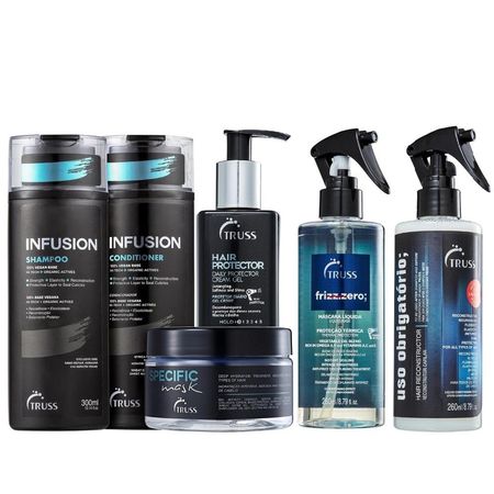 Kit-Truss-Infusion-Shampoo-e-Condicionador---Specific-Mask---Uso-Obrigatório---Hair-Protector---Frizz-Zero-(6-Produtos)--1