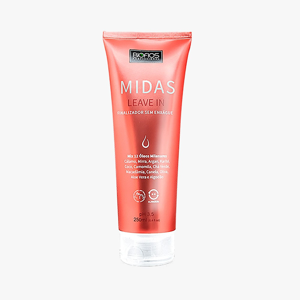 Midas Leave In Biofios Finalizador Protetor Térmico Sem Enxágue