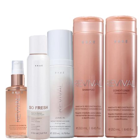 BRAÉ-Revival-Reconstrutor-Kit-Duo-250ml-Leave-in-200ml-So-Fresh-150ml-e-Shine-Oil-60ml--1