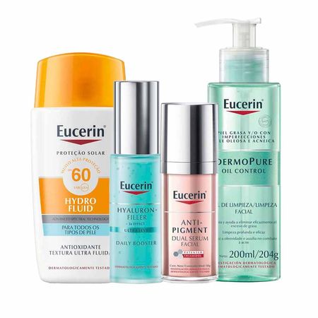 Eucerin-Kit---Gel-Hidratante-+-Protetor-Solar-+-Gel-de-Limpeza-+-Sérum-Facial-para-Rotina-de-Cuidado-Específico-Dia-e-Noite-Kit--1