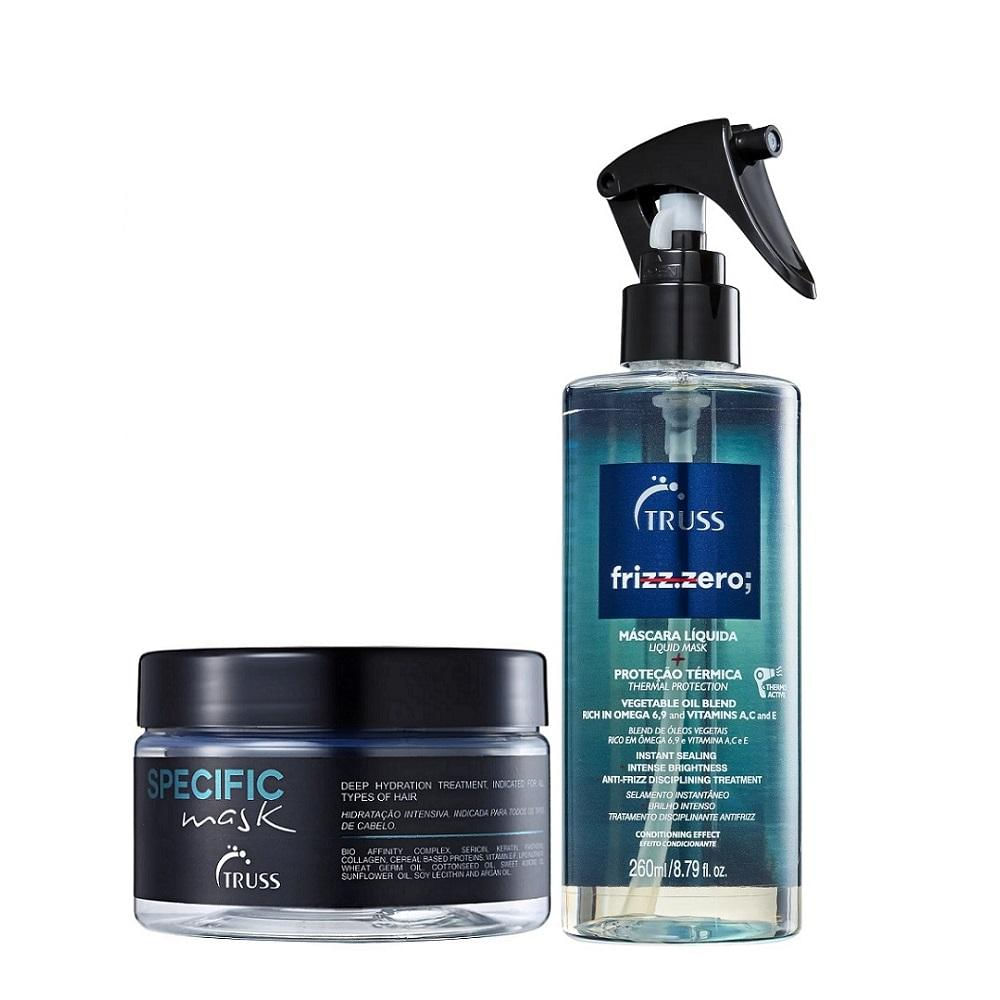 Kit Truss Frizz Zero 260ml + Máscara Specific 180g