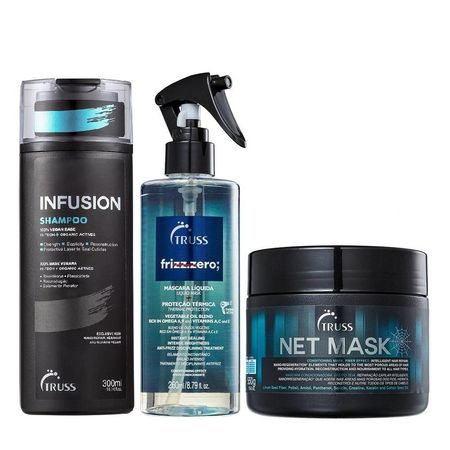 Truss-Infusion-Shampoo-300ml-+-Net-Mask-550g-+-Frizz-Zero-Spray-260ml--1