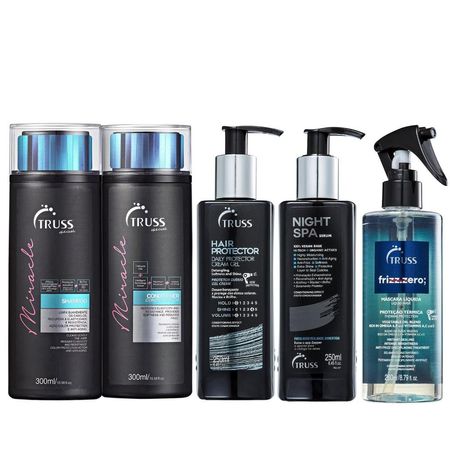 Kit-Truss-Miracle-Shampoo-e-Condicionador-+-Hair-Protector-+-Night-Spa-+-Frizz-Zero--1