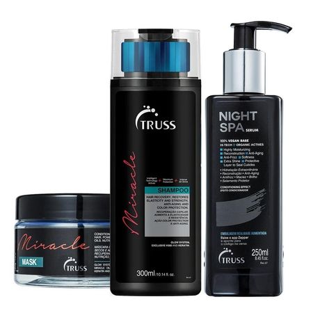 Kit-Truss-Miracle-Shampoo-300ml-+-Máscara-180g-+-Night-Spa-250ml--1