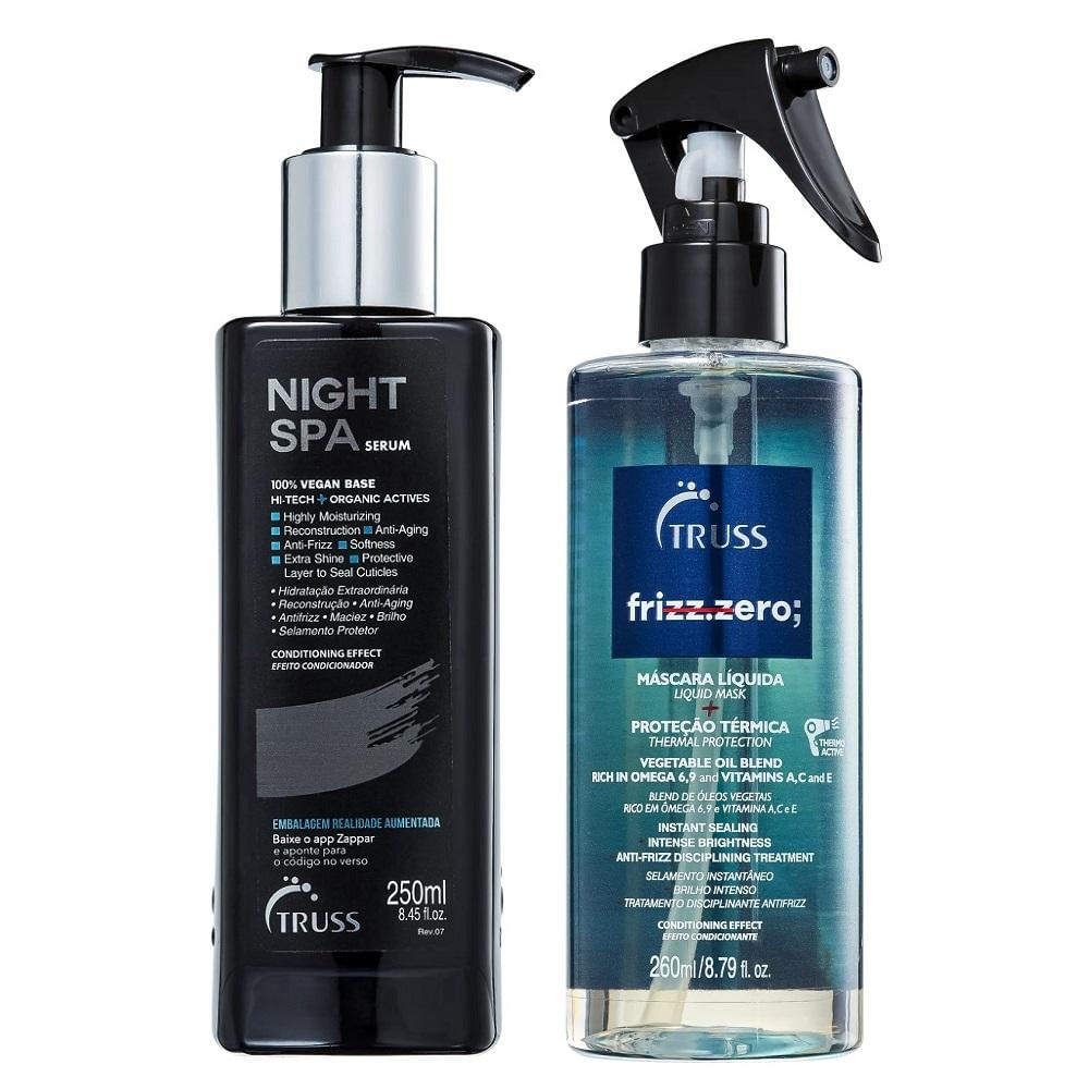 Kit Truss Night Spa 250ml + Frizz Zero 260ml