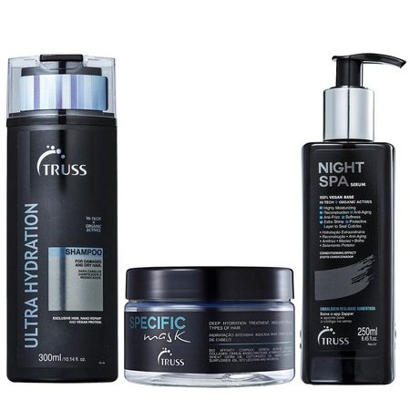 Kit-Truss-Ultra-Hydration-Shampoo-300ml-+-Máscara-Specific-180g-+-Night-Spa-250ml--1