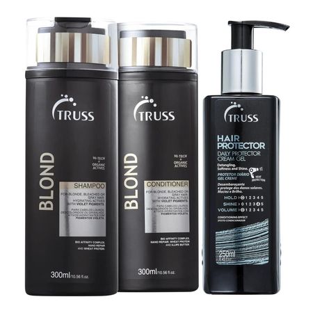 Kit-Truss-Blond-Shampoo-300ml-+-Condicionador-300ml-+-Hair-Protector-250ml--1