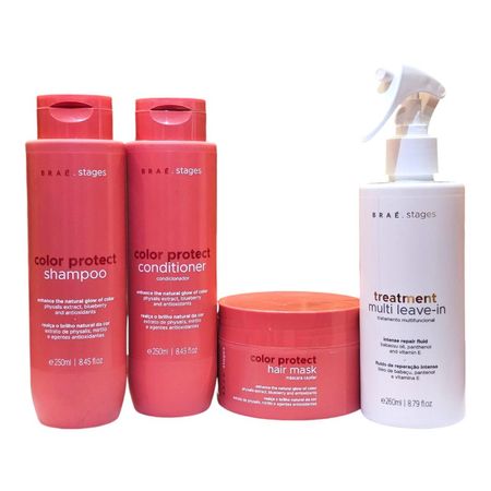 Kit-Braé-Stages-Color-Protect---Shampoo-250ml-+-Condicionador-250ml-+-Máscara-200g-+-Treatment-Leave-In-Spray-260ml--1