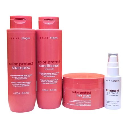 Kit-Braé-Stages-Color-Protect---Shampoo-250ml-+-Condicionador-250ml-+-Máscara-200g-+-Treatment-Oil-Blend-35ml--1