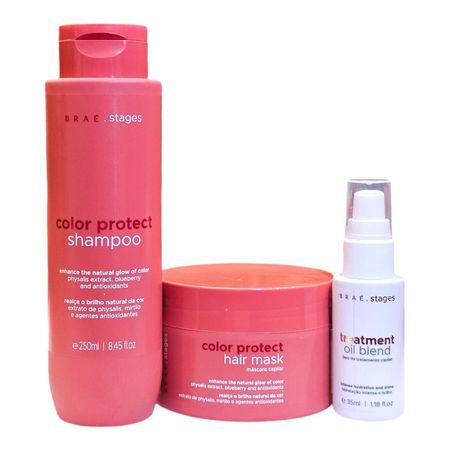 Kit-Braé-Stages-Color-Protect---Shampoo-250ml-+-Máscara-200g-+-Treatment-Oil-Blend-35ml--1