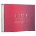 Calvin Klein Eternity for Women Coffret Perfume Feminino EDP + Loção Corporal + Travel Size Kit
