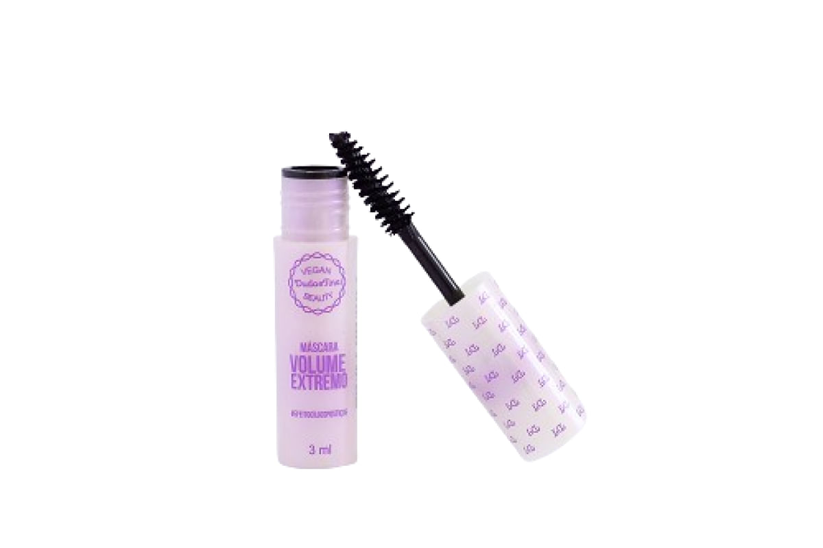 Máscara de Cílios Volume Extremo Efeito Cílios Postiço Duda e Tina Beauty