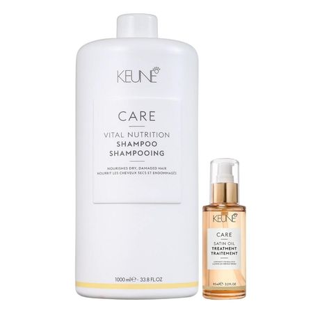 Keune-Care-Vital-Nutrition-Shampoo-1000ml-+-Satin-Oil-95ml--1