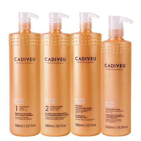 Kit-Cadiveu-Nutri-Glow---Shampoo-980-ml-+-Condicionador-980-ml-+-Máscara-de-Nutrição-980-ml-+-Cera-de-Nutrição-500-ml--1