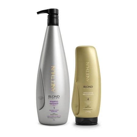 Kit--Aneethun-Blond-System---Shampoo-Matizante-1L-+-Finalizador-Termoativado-250g--1