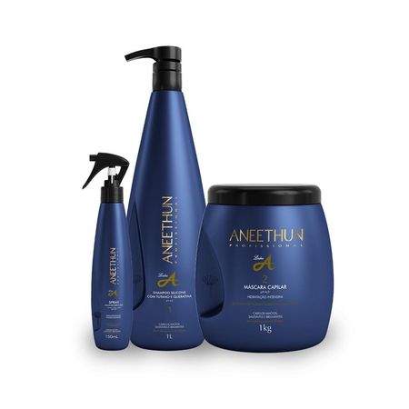 Kit-Aneethun-Linha-A-Shampoo-1000ml-+-Máscara-1000g-+-Multibenefícios-150ml--1