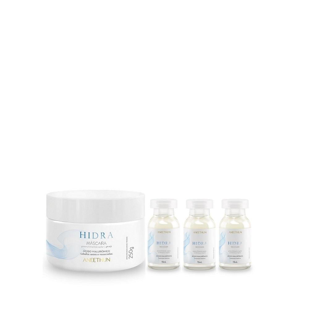 Kit Aneethun Hidra - Máscara 250g + Ampolas 13ml (3 Unidades)