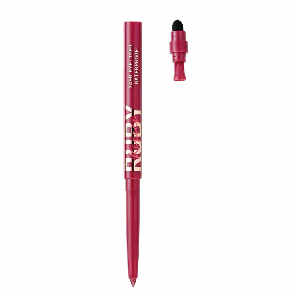 Lápis de Olhos Retrátil em Gel à Prova D'água Ruby Kisses