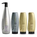 Aneethun Blond System-Shampoo Matizante 1L+Máscara Cinza 250g+Máscara Iluminadora 250g+Finalizador Termoativado  250g