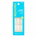 Unhas Naturais Kiss NY Broadway Quadrado Longo 1Un