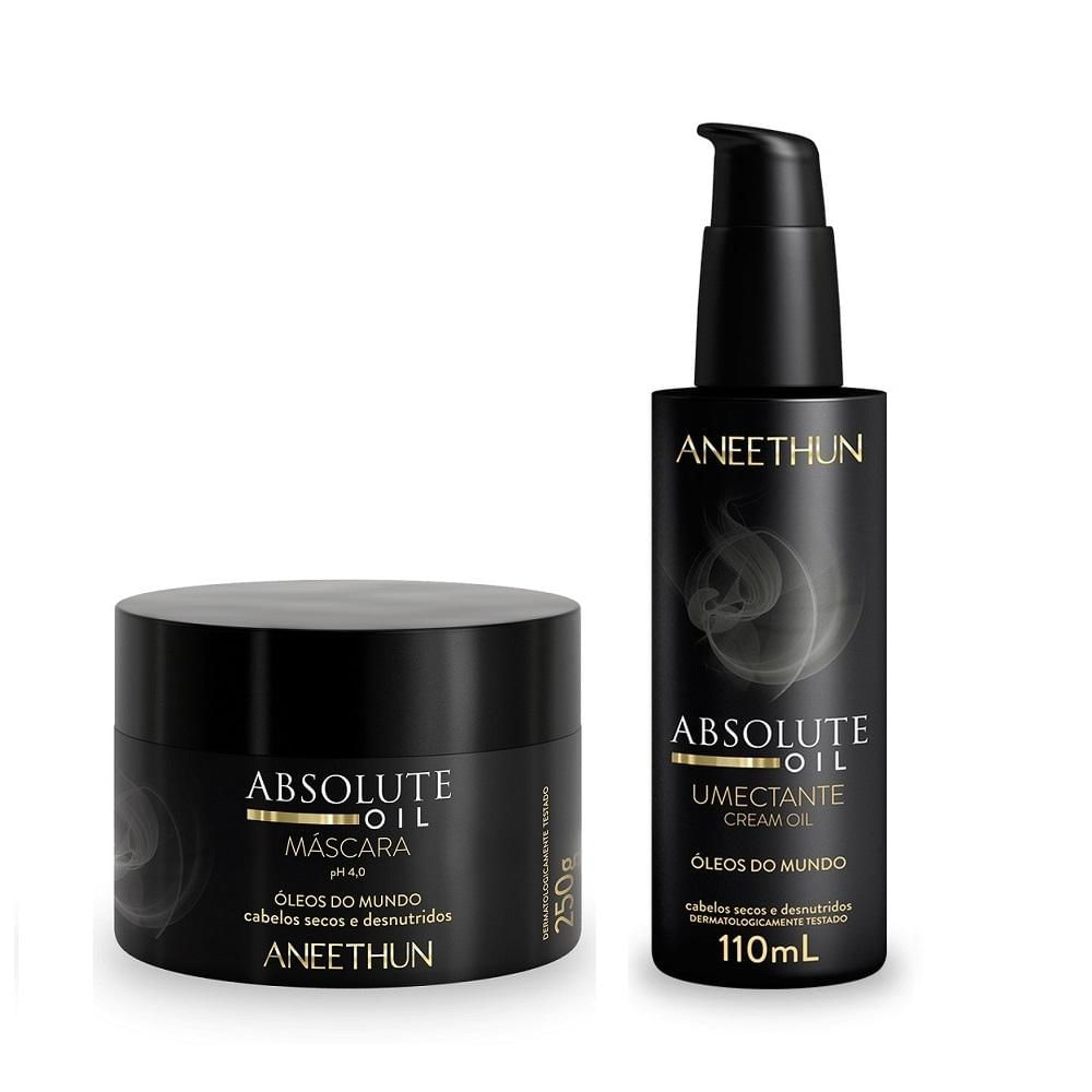 Kit Aneethun Absolute Oil - Máscara 250g + Umectante 110ml