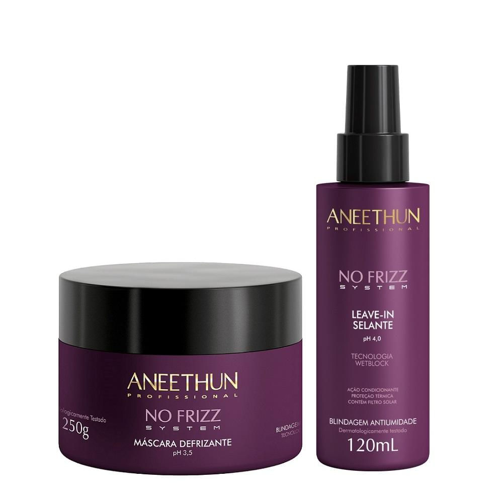 Kit Aneethun No Frizz - Máscara 250g + Leave In Selante 120ml