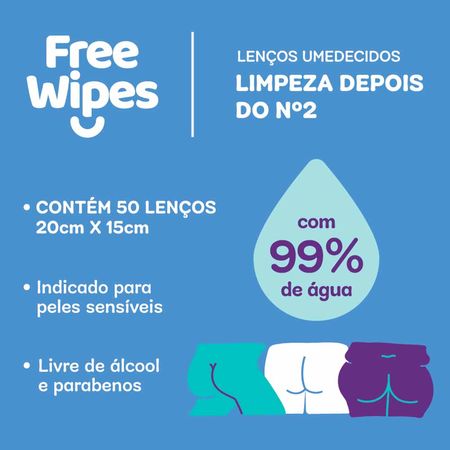Lenço-Umedecido-Free-Wipes-Limpeza-50Un--4