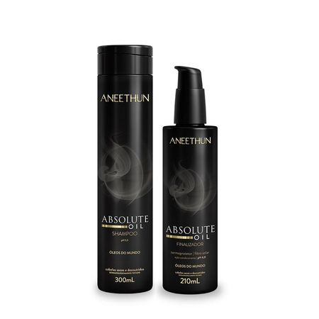 Kit-Aneethun-Absolute-Oil---Shampoo-300ml-+-Finalizador-Termoprotetor-210ml--1