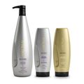 Kit Aneethun Blond System - Shampoo Matizante 1L + Máscara Matizante 250g + Máscara Iluminadora 250g