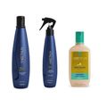 Aneethun Linha A - Kit Shampoo 300 ml + Spray Multifuncional 150ml + Creme Silicone Cachos 250 ml