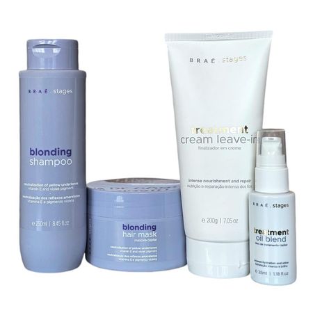 Kit-Braé-Stages-Blonding---Shampoo-250ml-+-Máscara-200g-+-Treatment-Creme-Leave-In-200g-+-Óleo-Blend-35ml--1