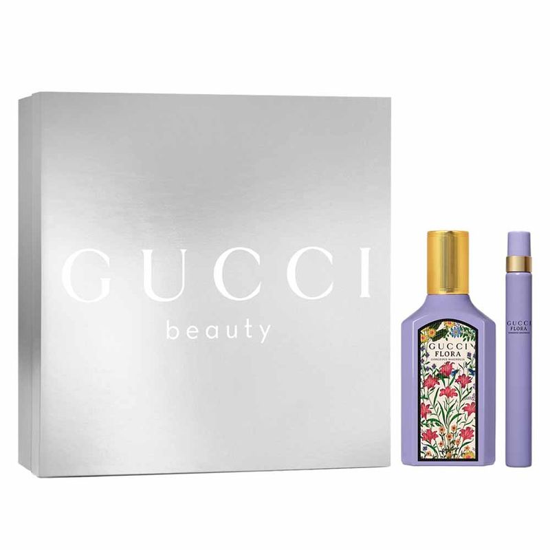Gucci Flora Gorgeous Magnolia Coffret Perfume Feminino EDP +