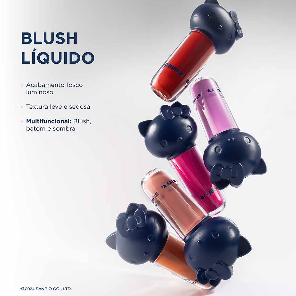 Blush Líquido Bruna Tavares Bt + Hello Kitty