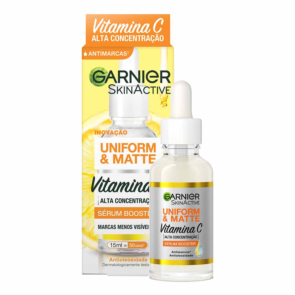 Sérum Facial Antimarcas Vitamina C Garnier Uniform & Matte
