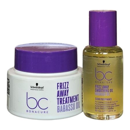 Kit-Schwarzkopf-BC-Clean-Performance-Frizz-Away---Máscara-200ml-+-Óleo-50ml--1