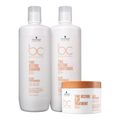 Kit Schwarzkopf BC Clean Performance Time Restore Q10 - Shampoo 1L + Condicionador 1L + Máscara 500ml