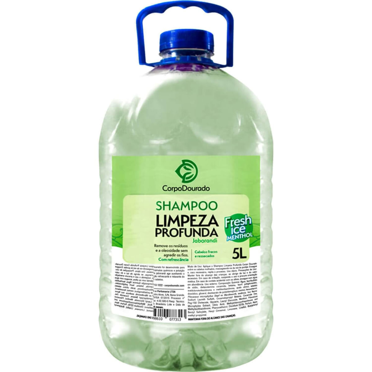 Corpo Dourado - Shampoo Limpeza Profunda Refrescante Jaborandi 5L